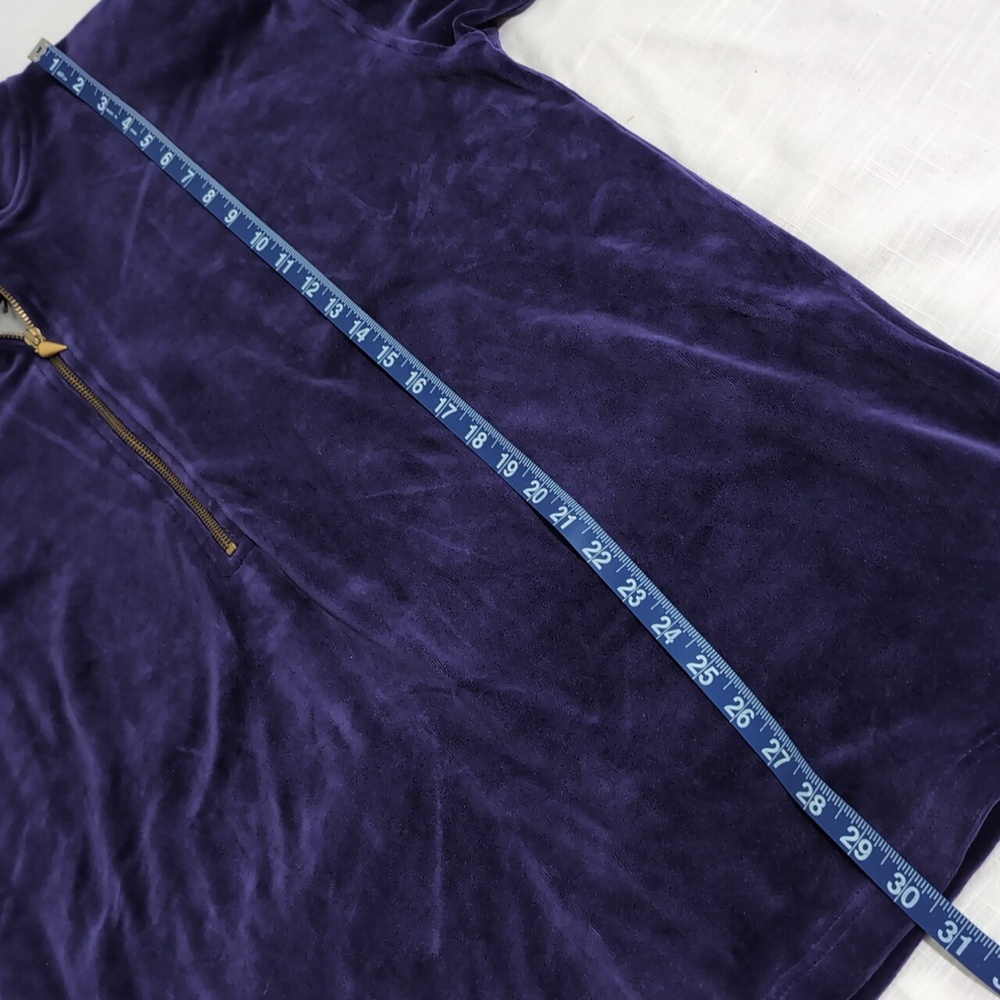 Classiques Sport Nordstrom valor top, pullover, 1/4 zip, purple, NWT, sz Lg - Picture 5 of 12